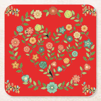 porta copos underlägg papper kvadrat