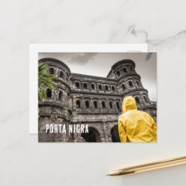 Porta Nigra i Trier Rheinland Palatinate Tyskland Helg Vykort
