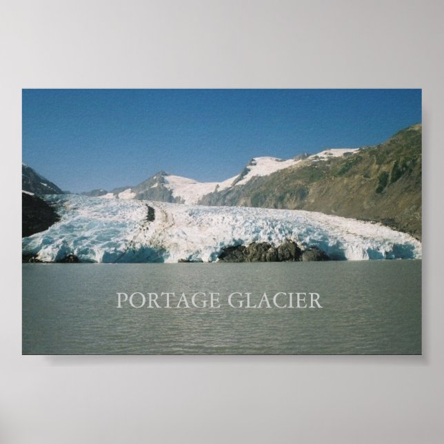 Portage Glacier, Alaska Poster (Framsidan)