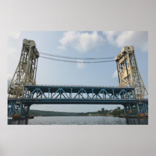Portage Lake Lift Bridge Poster