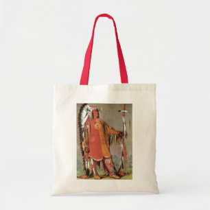 Portait of Indian Chief Mato-Tope by George Catlin Tygkasse