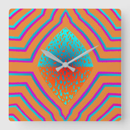 Portal 9 fyrkantig klocka