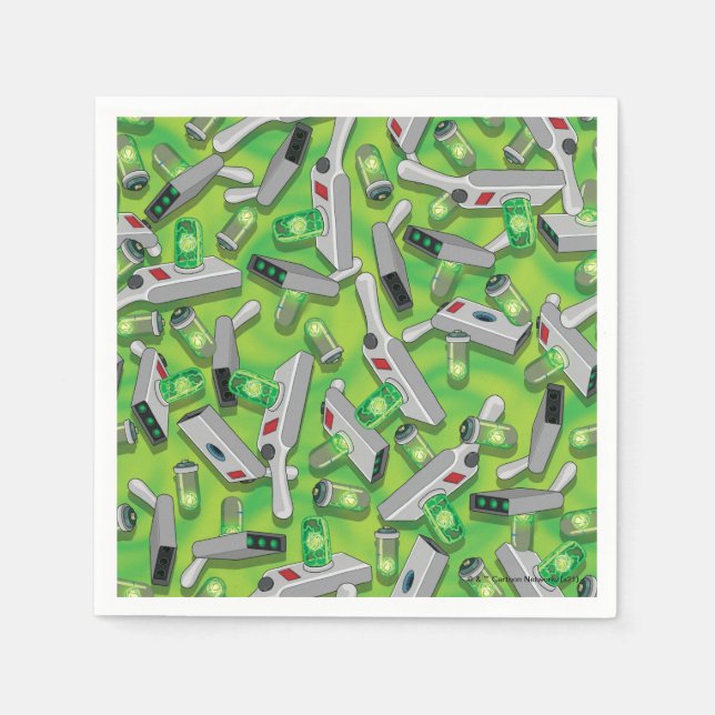 Portal Gun Mönster Pappersservett (Framsidan)