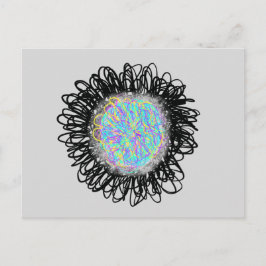 Portal med färgstark Weave Art ESS 1st Dec 2017 Vykort