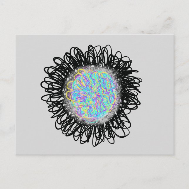 Portal med färgstark Weave Art ESS 1st Dec 2017 Vykort (Framsida)