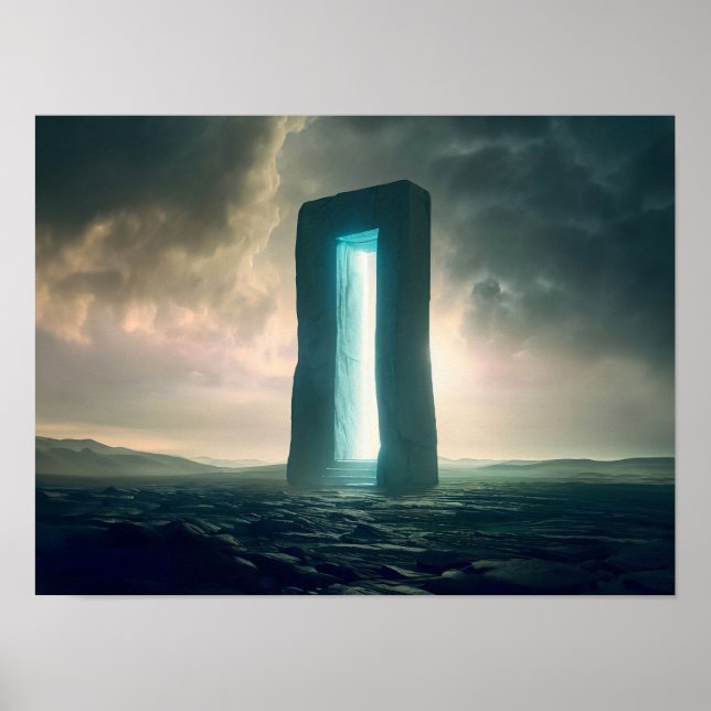 Portal på Desert Planet Poster (Framsidan)