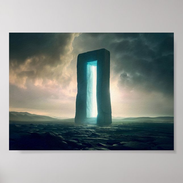 Portal på Desert Planet Poster (Framsidan)