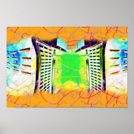 Portal Till En Annan Dimension Industriell Modern  Poster
