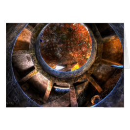 Portal till en mystisk förflutna hälsningskort