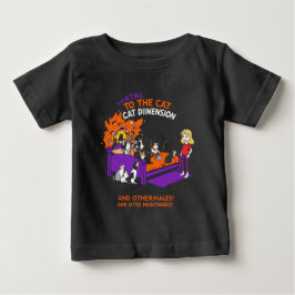 Portal till kattdimensionen: Rolig kaos katt-tröja T Shirt