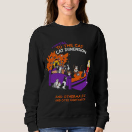 Portal till kattdimensionen: Rolig kaos katt-tröja T Shirt