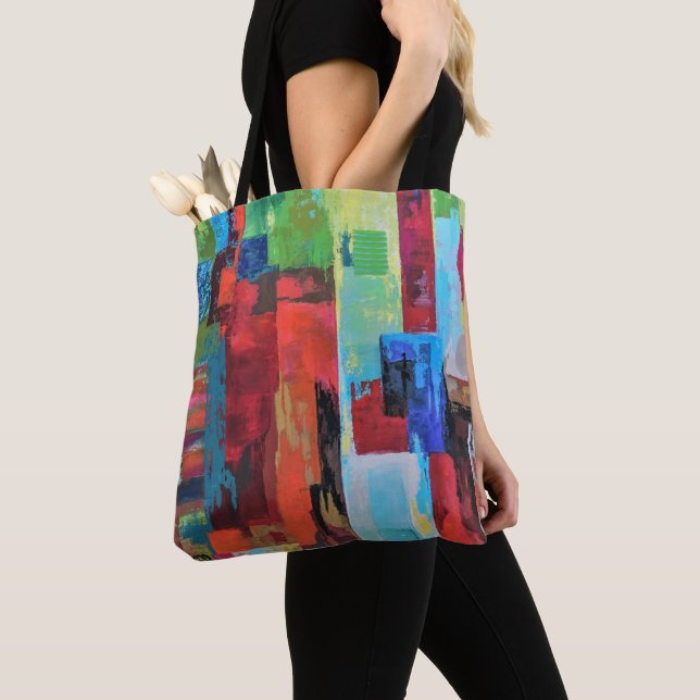 Portal Tote Bag Tygkasse (Närbild)