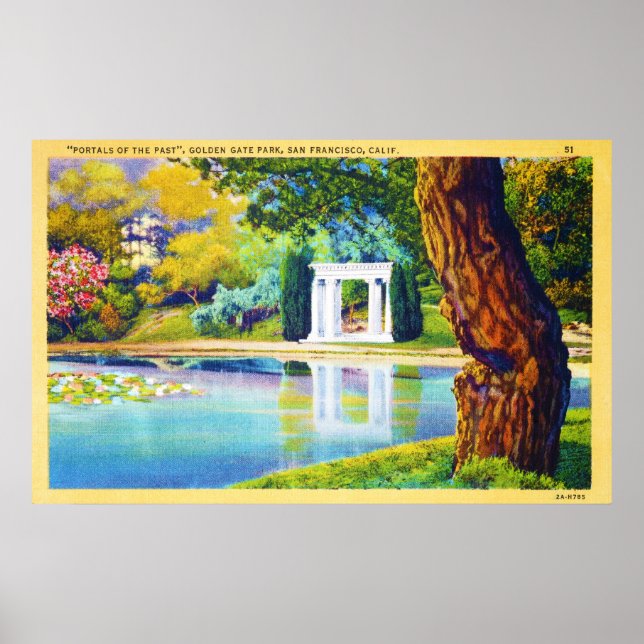 "Portaler" Golden Grind Park Poster (Framsidan)