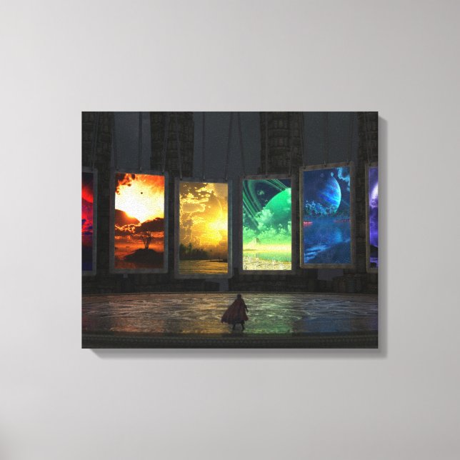 Portaler Triptych Canvastryck (Framsida)