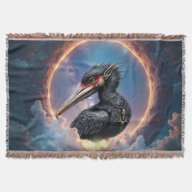 Portalförvararen – Fantasifågel Filt (Framsidan)