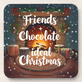 Portavasos decoración hogar cena amigos navidad  underlägg