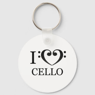 Porte-clé I Kärlek Cello Nyckelring