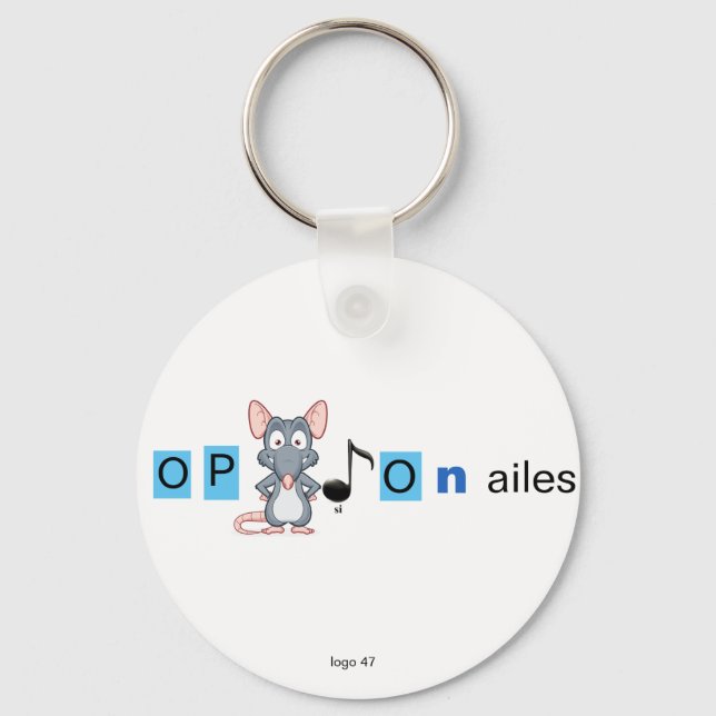 Porte-clé monogramme nyckelring (Framsida)