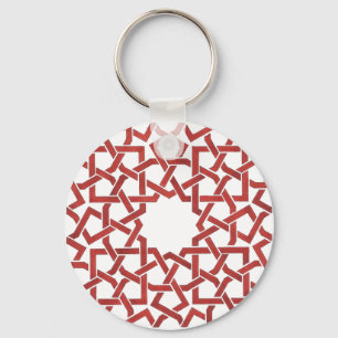 Porte-clé Mosaïque marocaine rouge MAMLUK Nyckelring