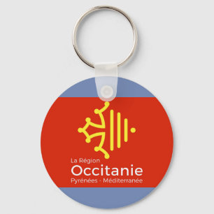 Porte-clé ’Occitanie’-Frankrike Nyckelring