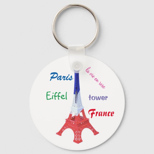 porte-clé "Paris, Frankrike" Nyckelring (Framsida)