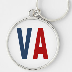 Porte clé rond Premium VIRGINIA Rund Silverfärgad Nyckelring