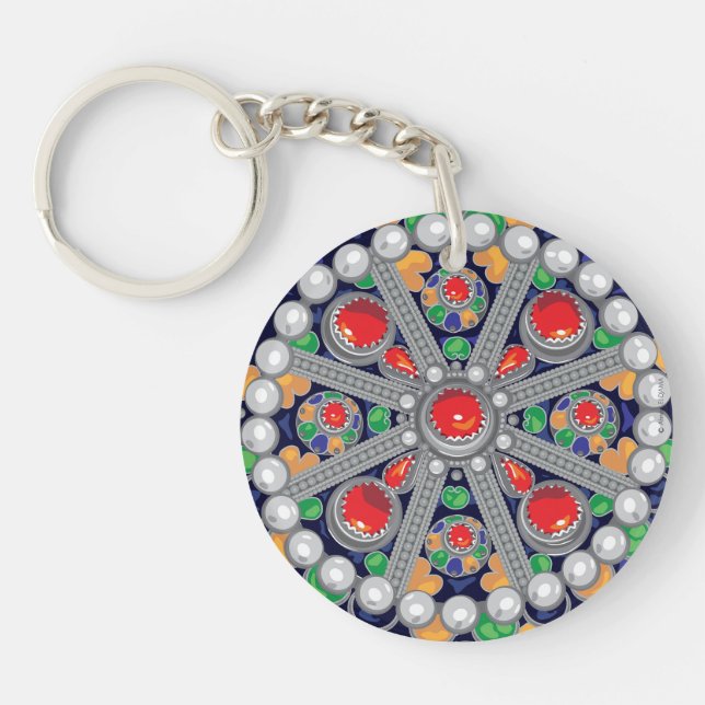 Porte-clefs Motif amazigh bijou kabyle (Framsidan)