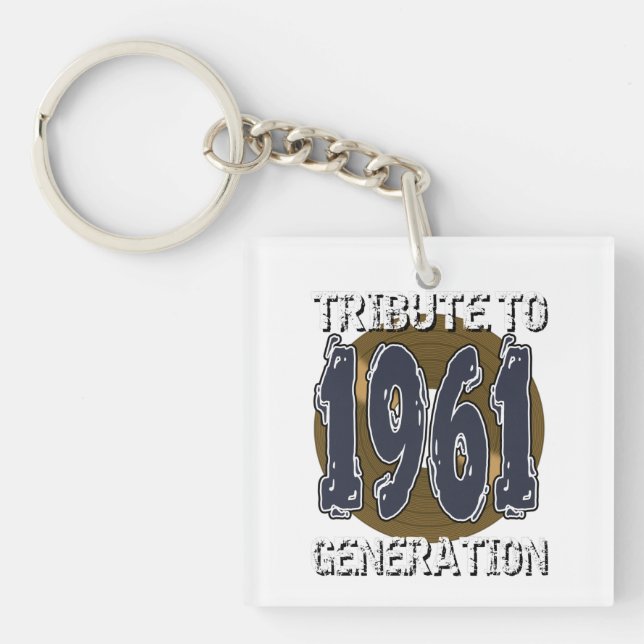 Porte-clefs Tribute to 1961 generation anniversair (Framsidan)