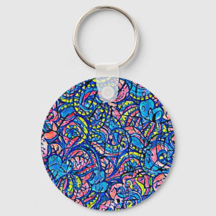 Porte-clés astral eau 4 nyckelring