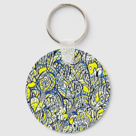 Porte-clés astral fleurs 3 nyckelring