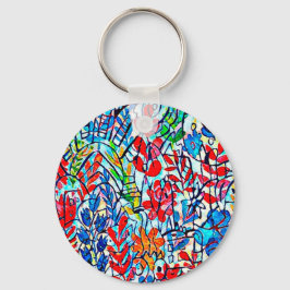 Porte-clés astral fleurs nyckelring