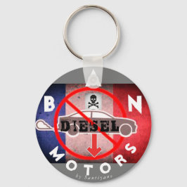 Porte-clés Ban Diesel Motors - rond Nyckelring