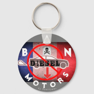 Porte-clés Ban Diesel Motors - rond Nyckelring