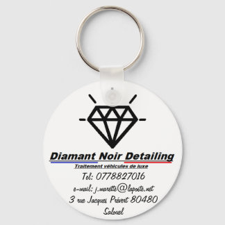 Porte clés Diamant Noir Detailing Nyckelring