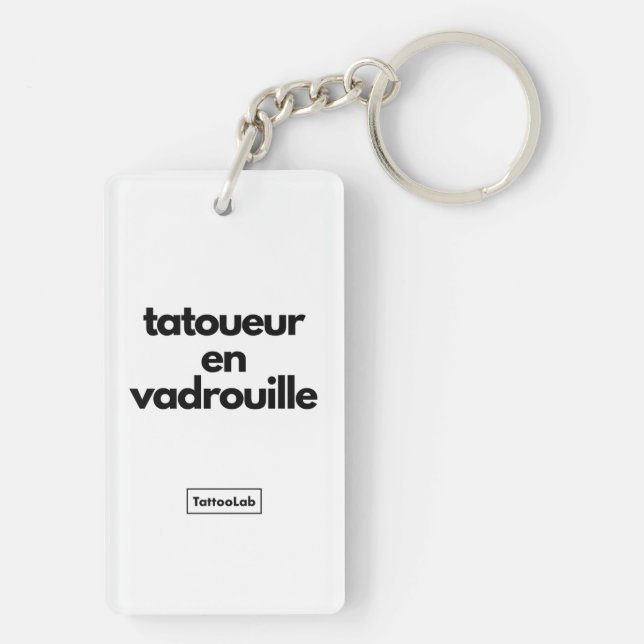 porte-clés personnalisé (Baksidan)