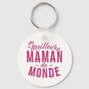 Porte-clés pour Mère - Meilleure Maman du Monde Nyckelring