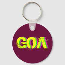 Porte-clés psychédélique goa