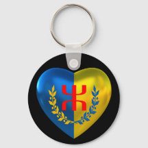 Porte-clés rond, kabylie