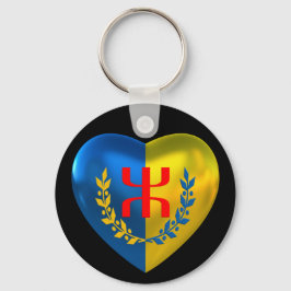 Porte-clés rond, kabylie nyckelring