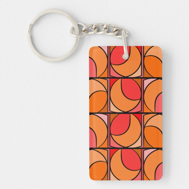 Porte-clés seventies orange (Framsidan)