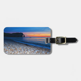 Porte d'Aval vid sunset Luggage Tag Bagagebricka