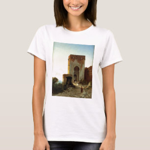 Porte de Rättvisa, Alhambra, Granada (olja på T-shirt