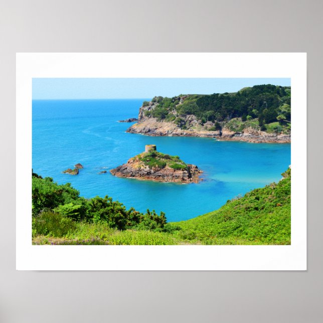 Portelet bay, Jersey Poster (Framsidan)