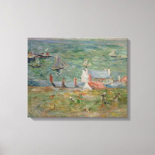 Porten av Gorey på Jersey, 1886 Canvastryck