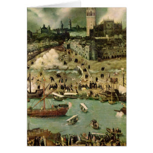 Porten av Seville, c.1590 Hälsningskort