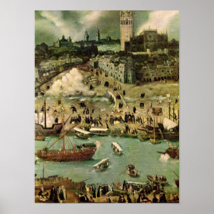 Porten av Seville, c.1590 Poster