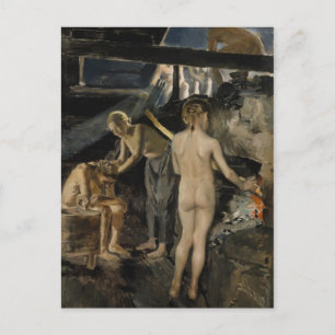 Porten Gallen-Kallela's Sauna-vykort Vykort
