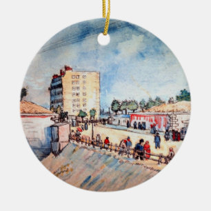 Porten i Parisfästningen av Vincent van Gogh Julgransprydnad Keramik