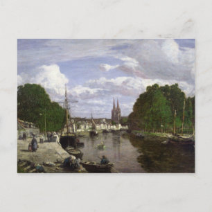 Porten i Quimper, 1857 Vykort