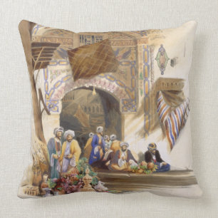 Porten till en basar, Grand Cairo, pub. 1846 (lito Kudde